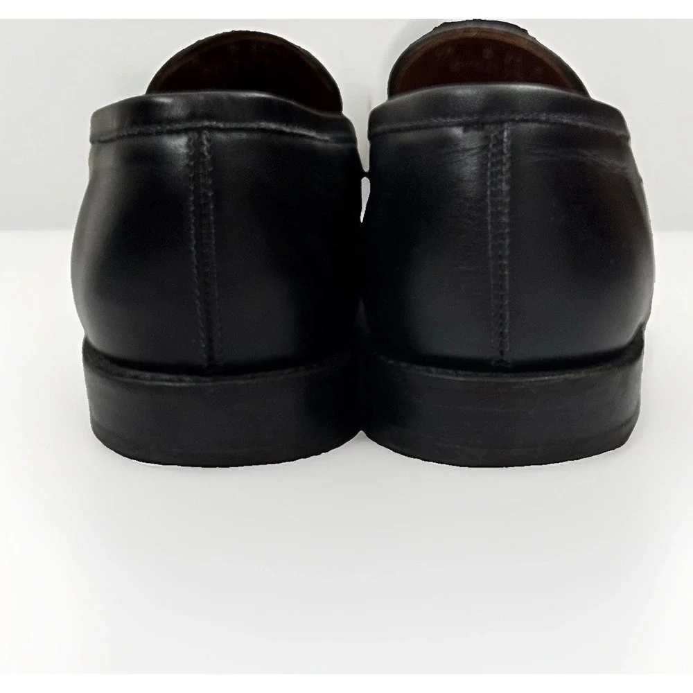 Allen Edmonds Men's Black Lake Forest Leather Penny Loafers Size 10D